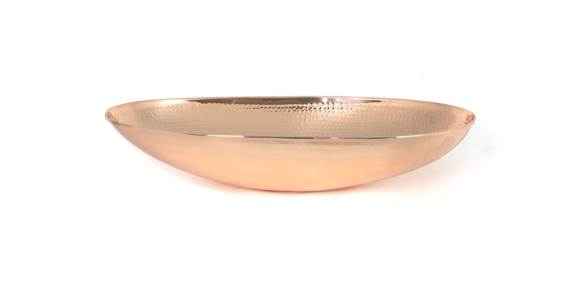 Hammered Copper Oval Sink Doorphoria