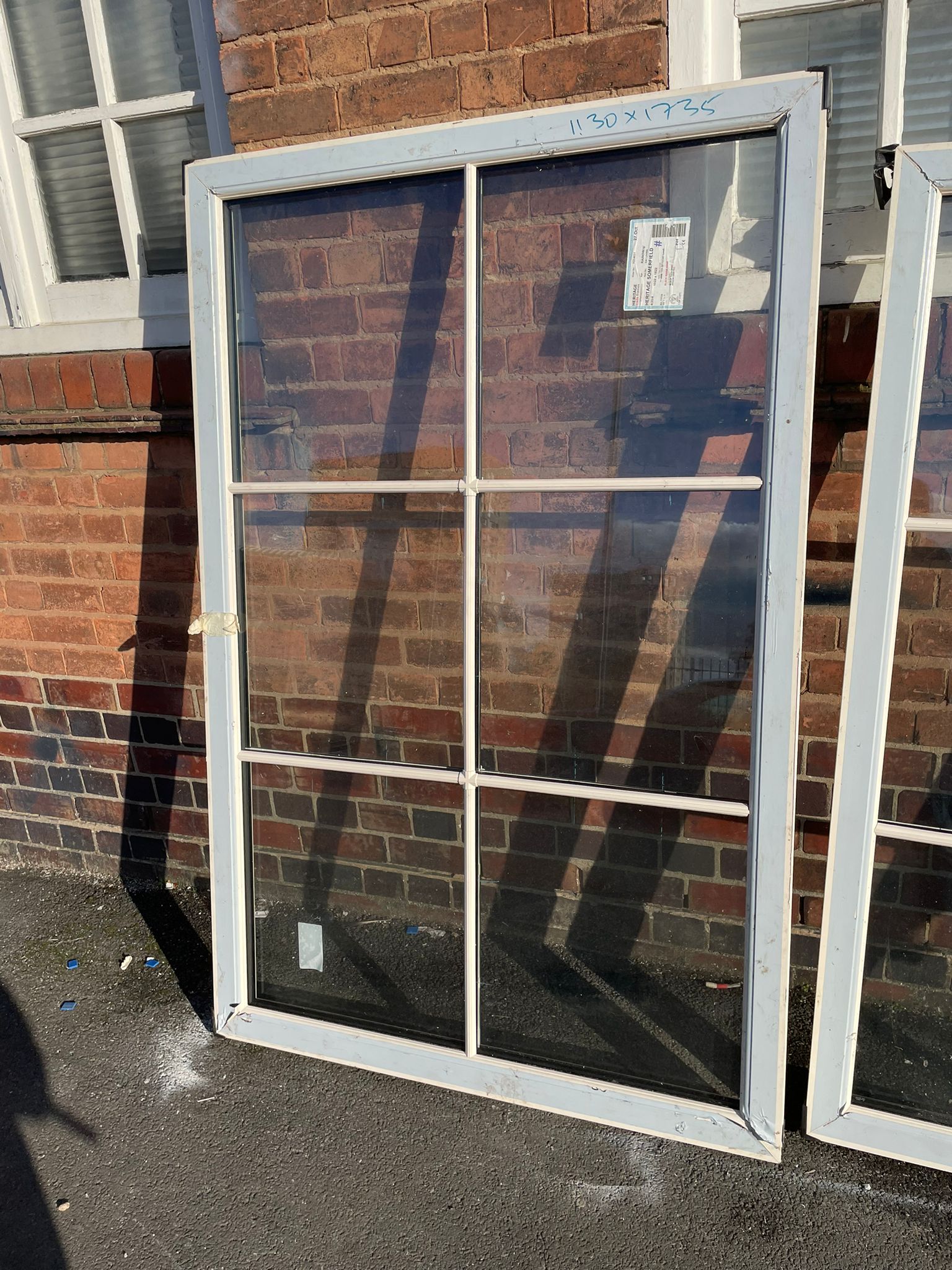 Cream Upvc Window 1130 X 1735 mm DOORS 4U