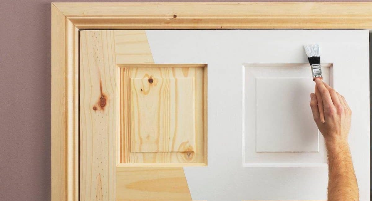 Paint finish interior wood doors Adra