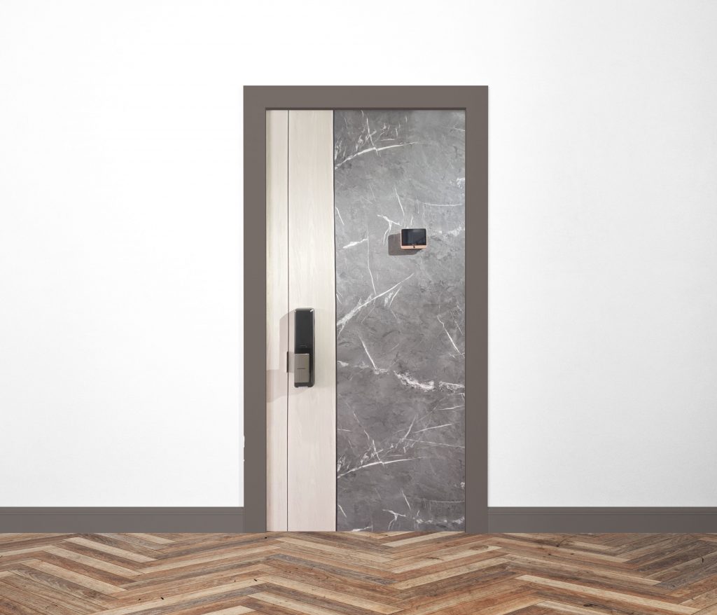 Marble Design Laminate Main Door DoorVisual