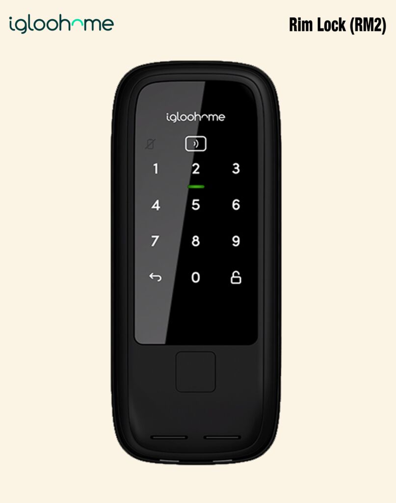 Igloohome Rim Lock for Metal Gate DoorVisual