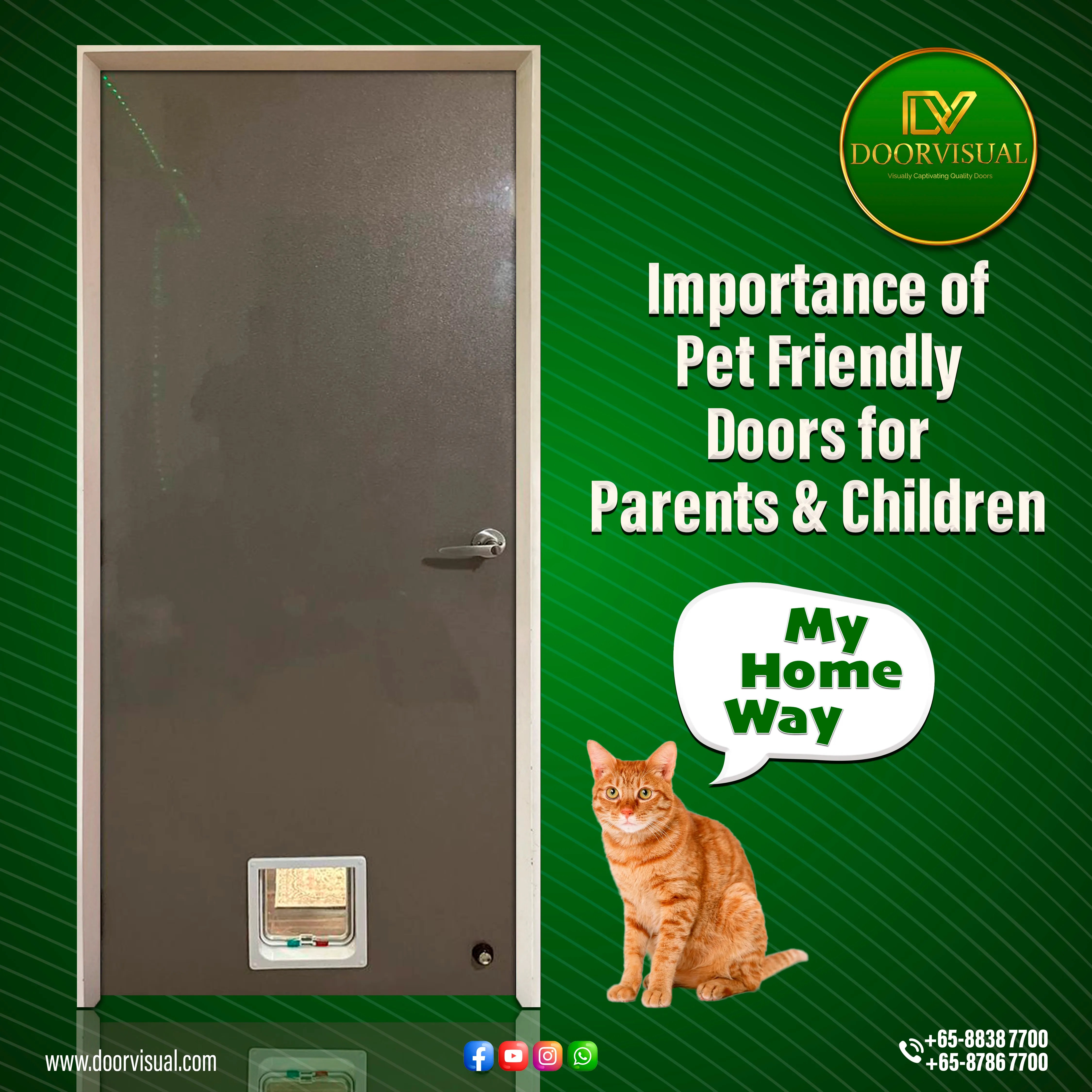 Pet friendly doors & its Importance for parents and children