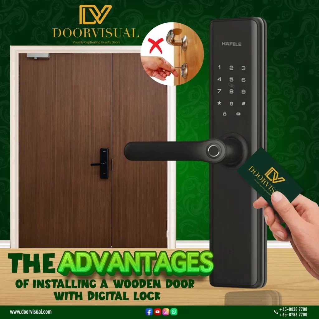 Digital Lock for Wooden Door Know Advantages of Installing Digital Lock