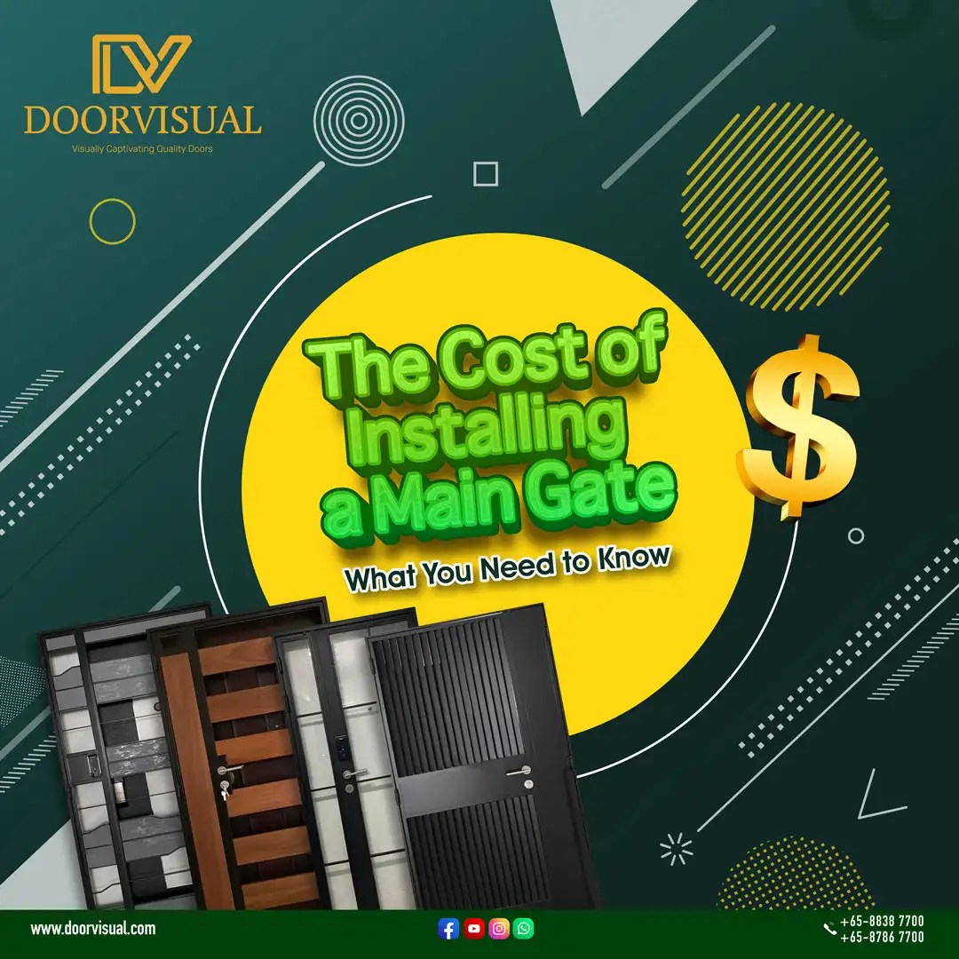 The Cost of Installing a Main Gate in Singapore What You Need to Know