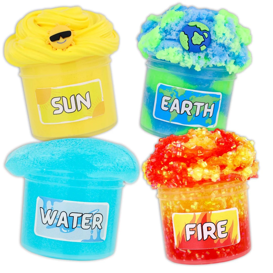 Elements Multi Slime Pack Shop Slime Dope Slimes