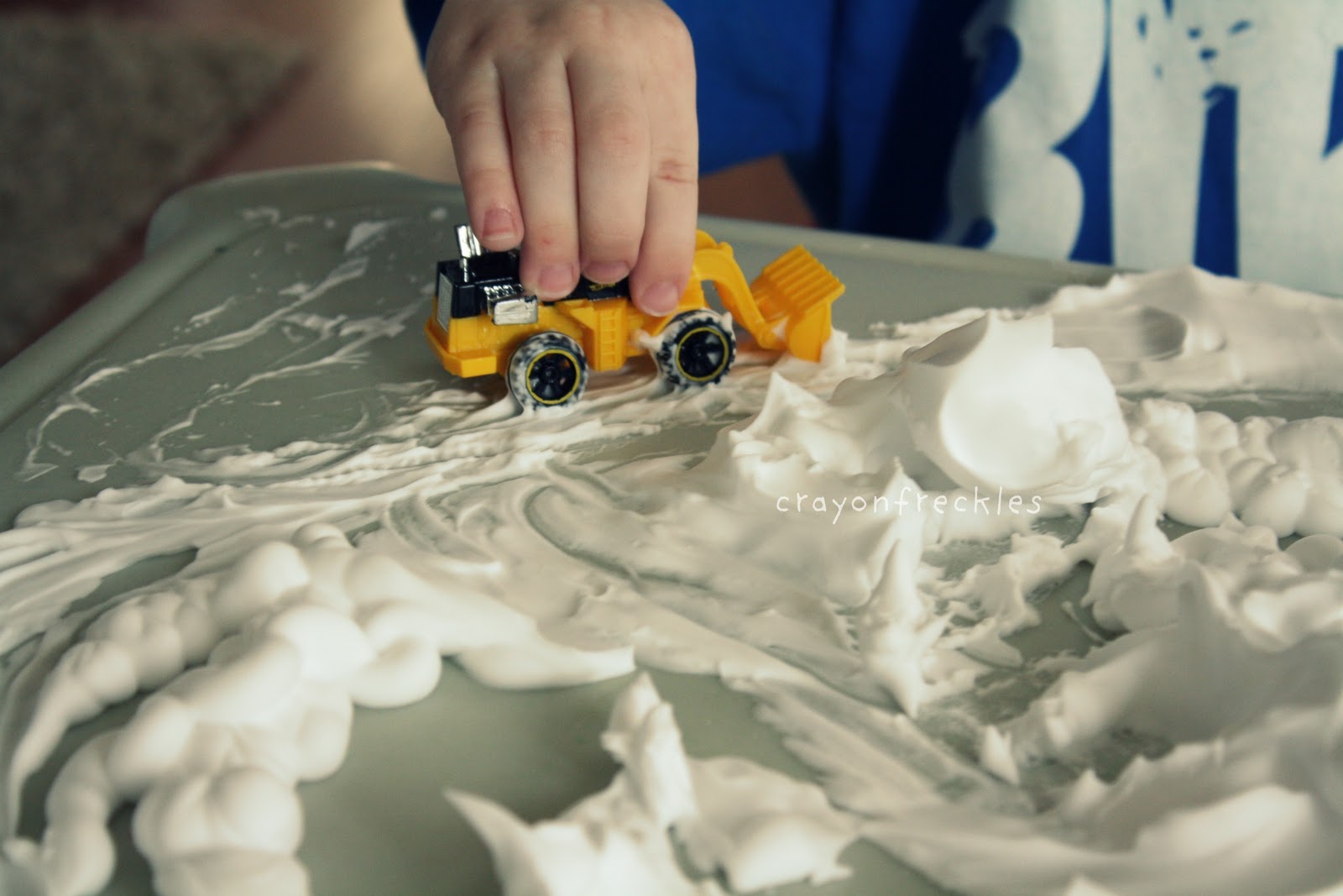 shaving cream snow Do Play Learn