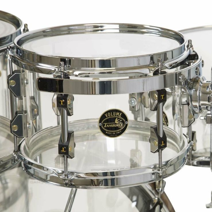 TAMBURO VOLUME Acryl DRUMSET Neu am Markt Setup 20/10/12/14+SD