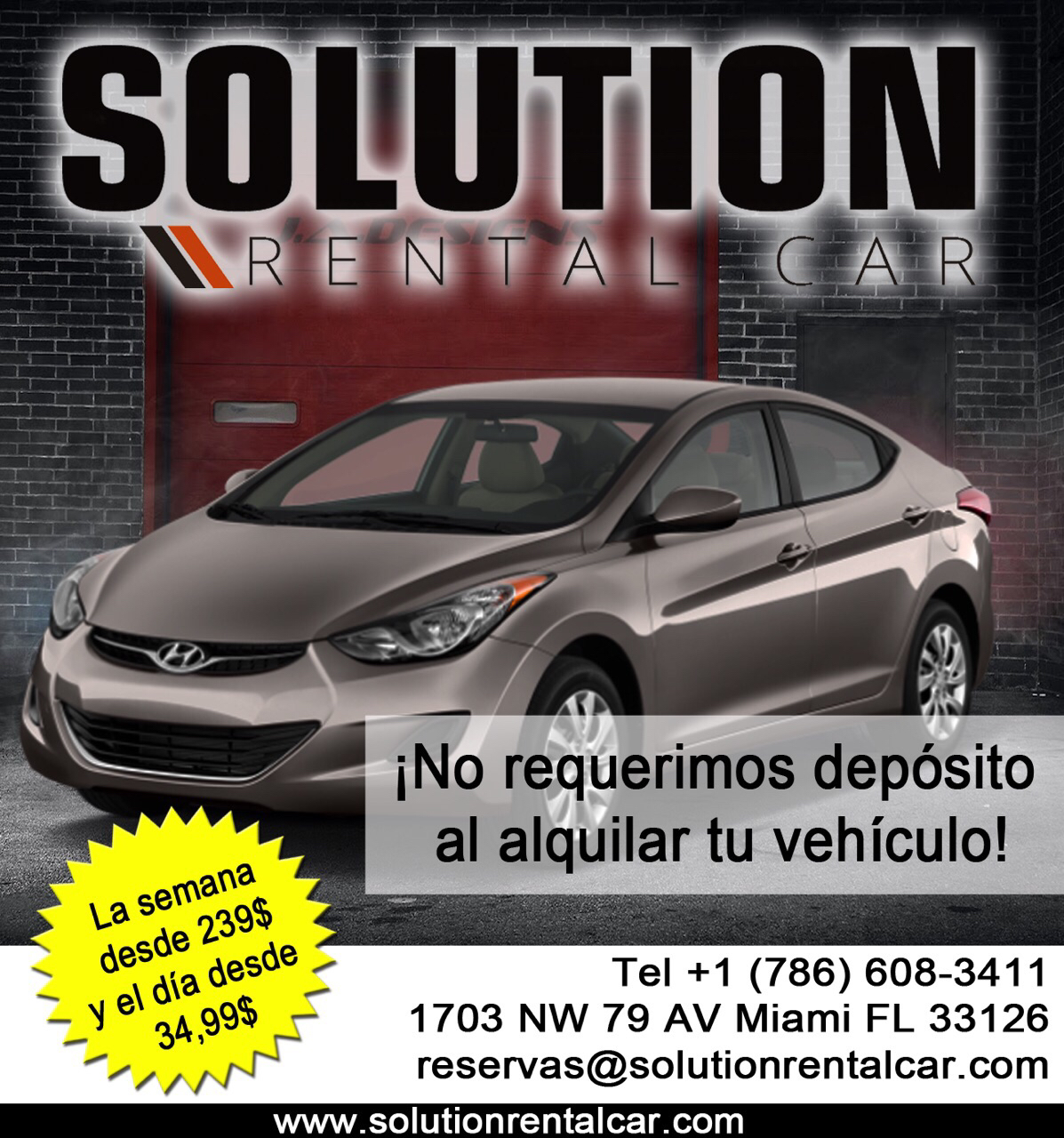 Solution Rental Car » Car Rental in Doral FL