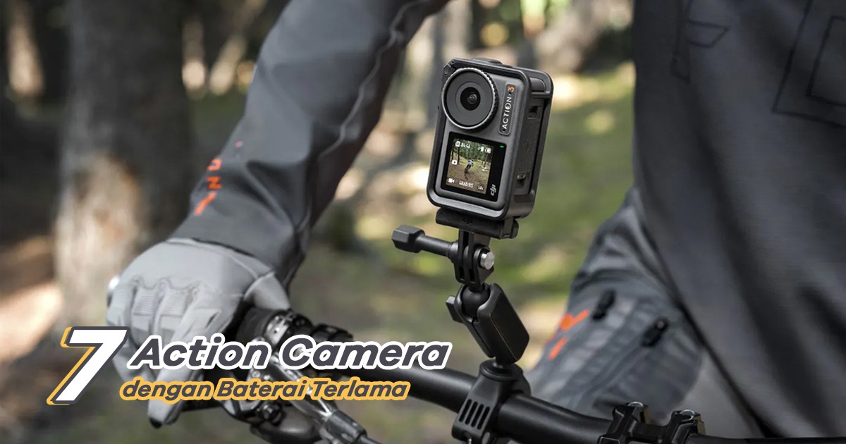 9 Action Camera dengan Daya Baterai Terlama 2023