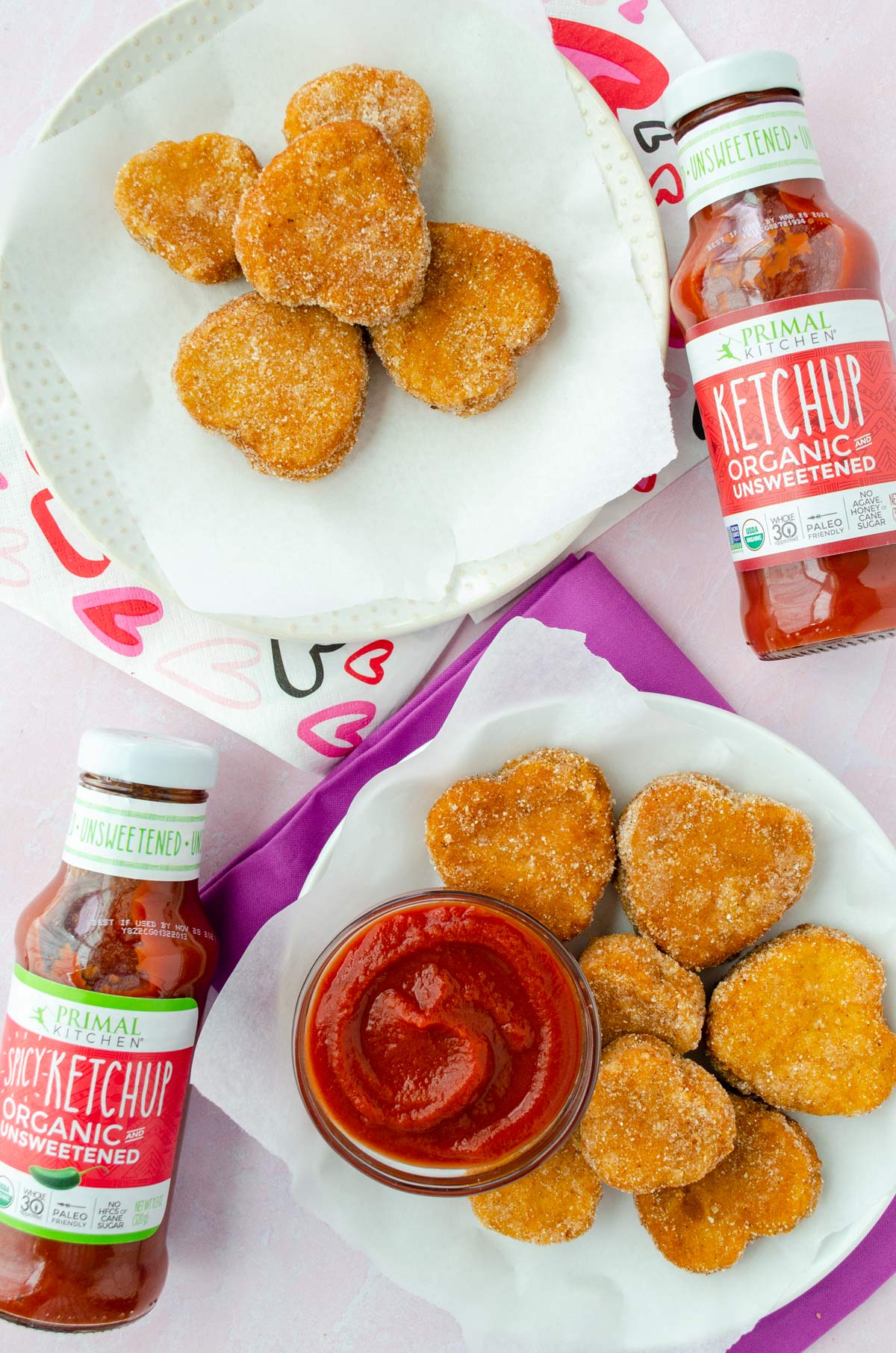 HeartShaped Vegan Chicken Nuggets « Dora's Table