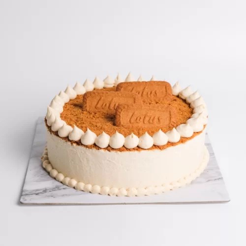 Lotus Biscoff Cake with Cookies Birthday Cake Jakarta DORE by LeTAO
