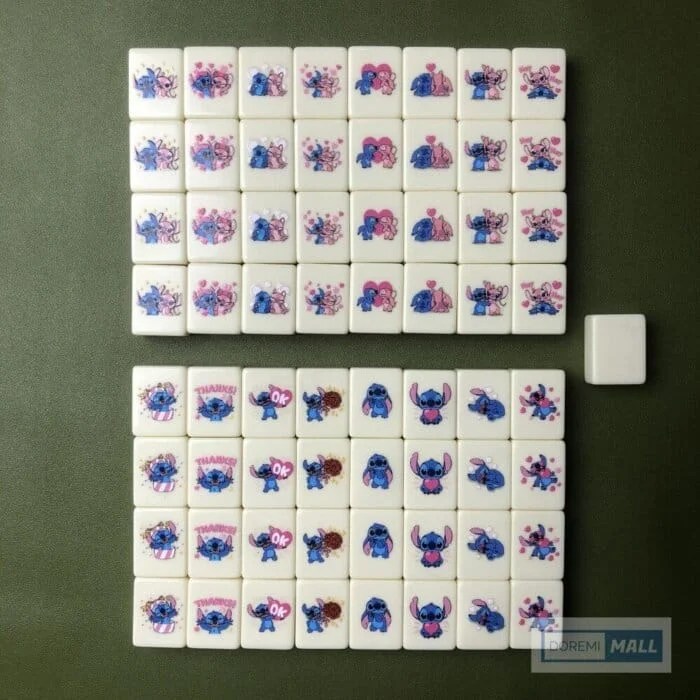 Seaside Escape Tile Game Stitch 65 Mahjong Blocks Regular 34 Mm Tiktok