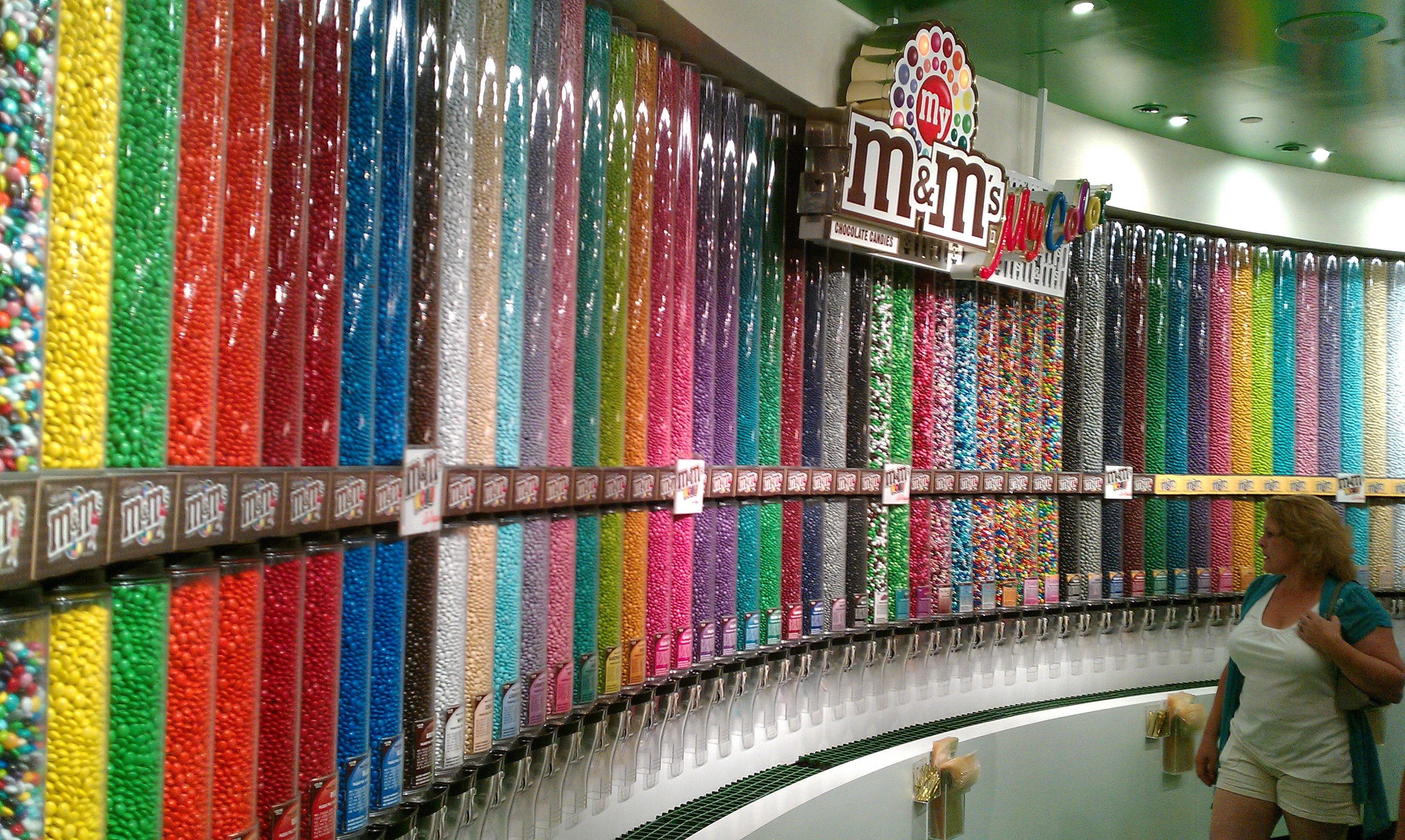 M&M Store Las Vegas Vom Dorf in die USA