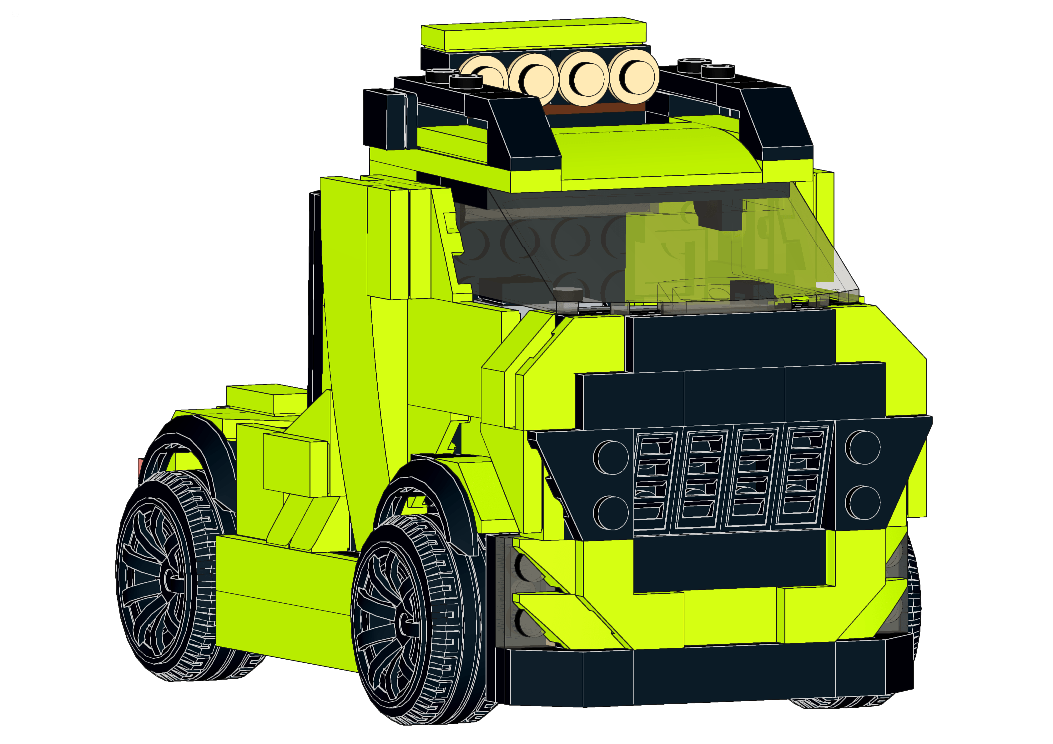 Speed Champions LamboTruck • Dorian Bricktron