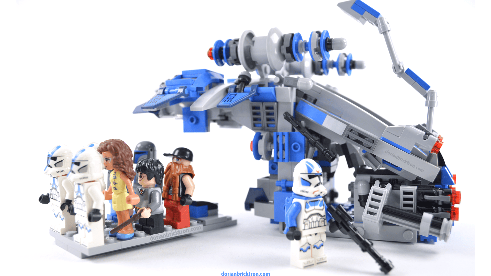 Star Wars 501st Legion Gunship LEGO 75280 • Dorian Bricktron