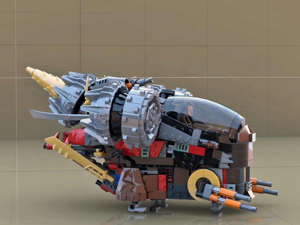 Ninjago Cole´s Earth Driller Razor Crest (C) (R) TM • Dorian Bricktron
