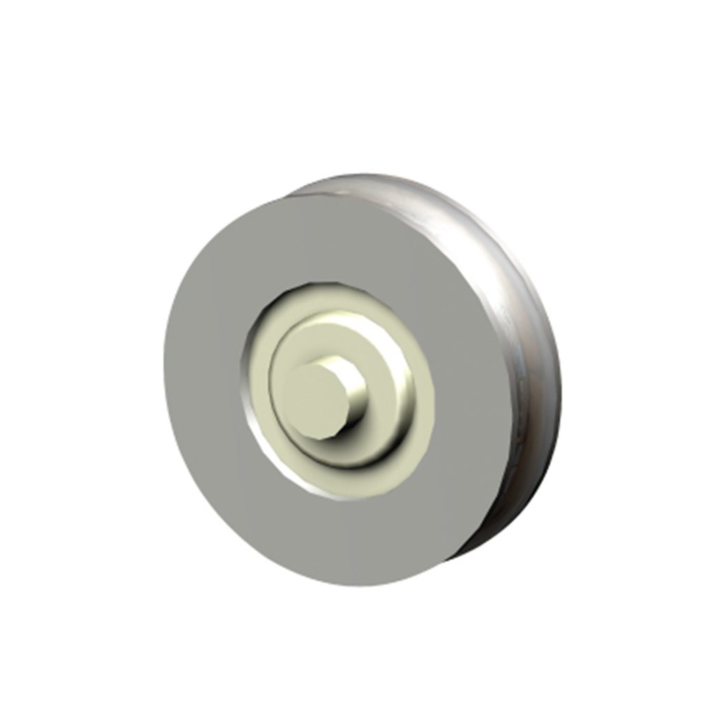 DR4 Stainless Steel Tyre with Ball Bearing & Axle Doric