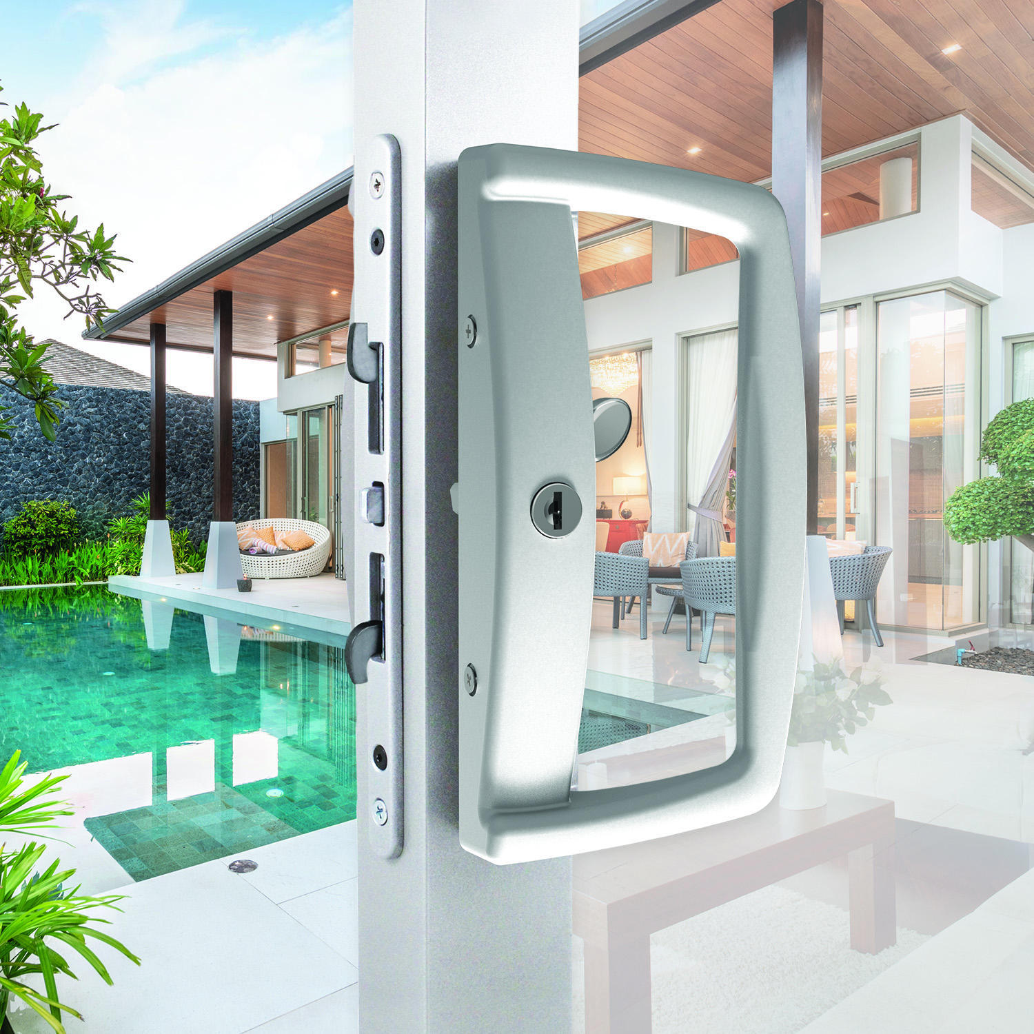 DM1130 Sliding Door Mortice Lockset Doric Malaysia