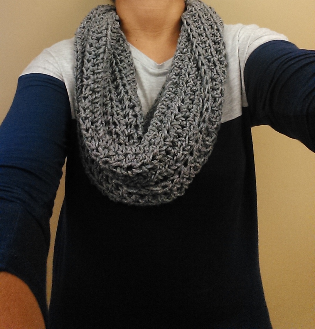 How to Crochet an Infinity Scarf Dorkably Designed