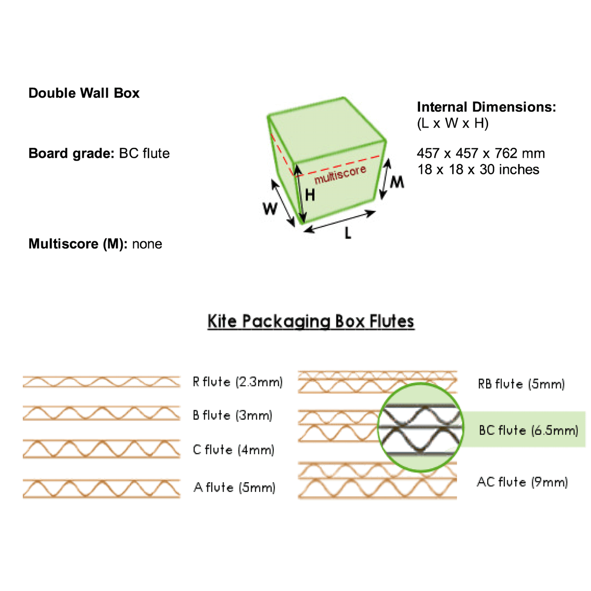 Extra Large Box 76 x 45 x 45cm Dorking Self Store