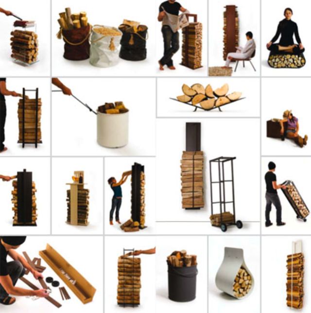 MultiPurpose Modern Firewood Storage Furniture Designs & Ideas on Dornob