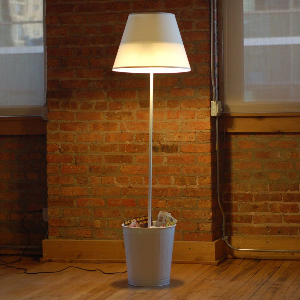 Trashlight Combo Garbage Can + Floor Lamp Designs & Ideas on Dornob