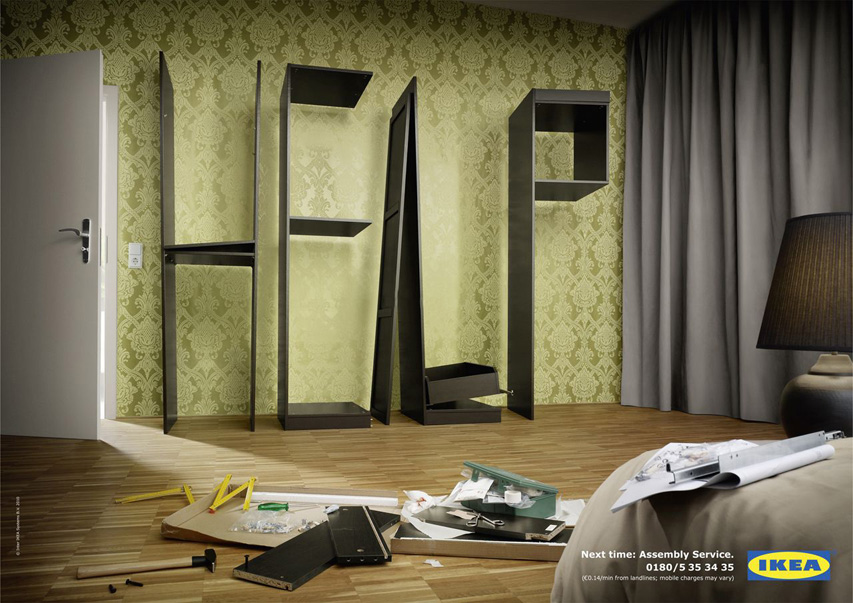 Hate Ikea Furniture Assembly? You’ll Love These Ads Designs & Ideas on Dornob