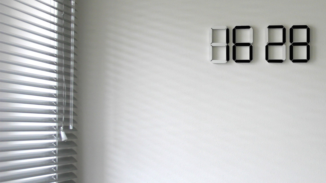 OLED ColorChanging Wall Clock Designs & Ideas on Dornob