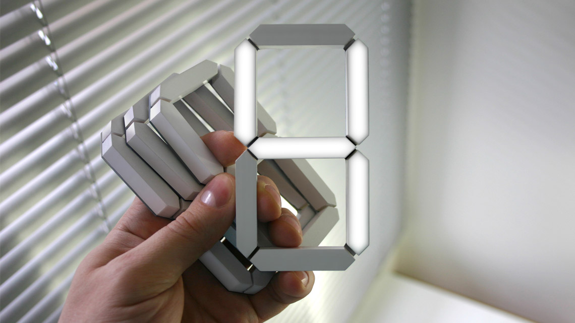 OLED ColorChanging Wall Clock Designs & Ideas on Dornob