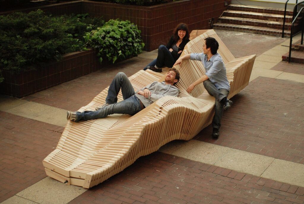 SlinkyInspired Bench Designs & Ideas on Dornob