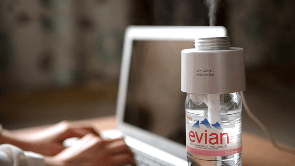 Tiny Humidifier Fits on Any Water Bottle Designs & Ideas on Dornob