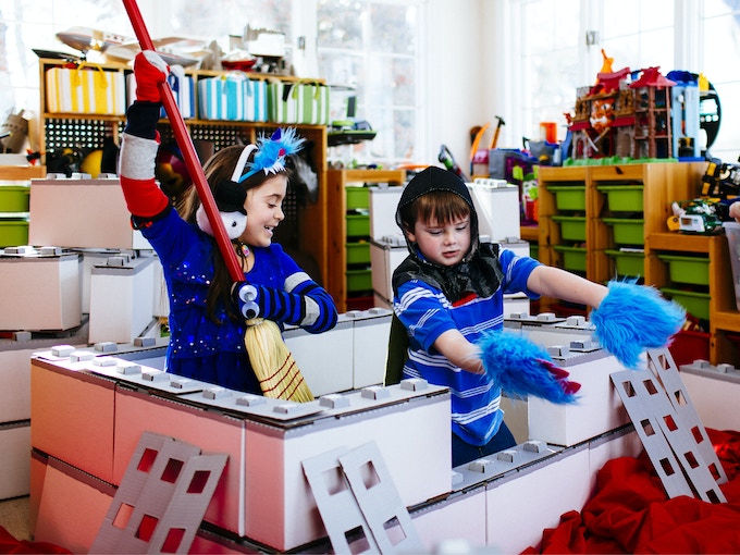 Interlocking Cardboard Blocks Let Kids Build Intricate Forts Designs & Ideas on Dornob