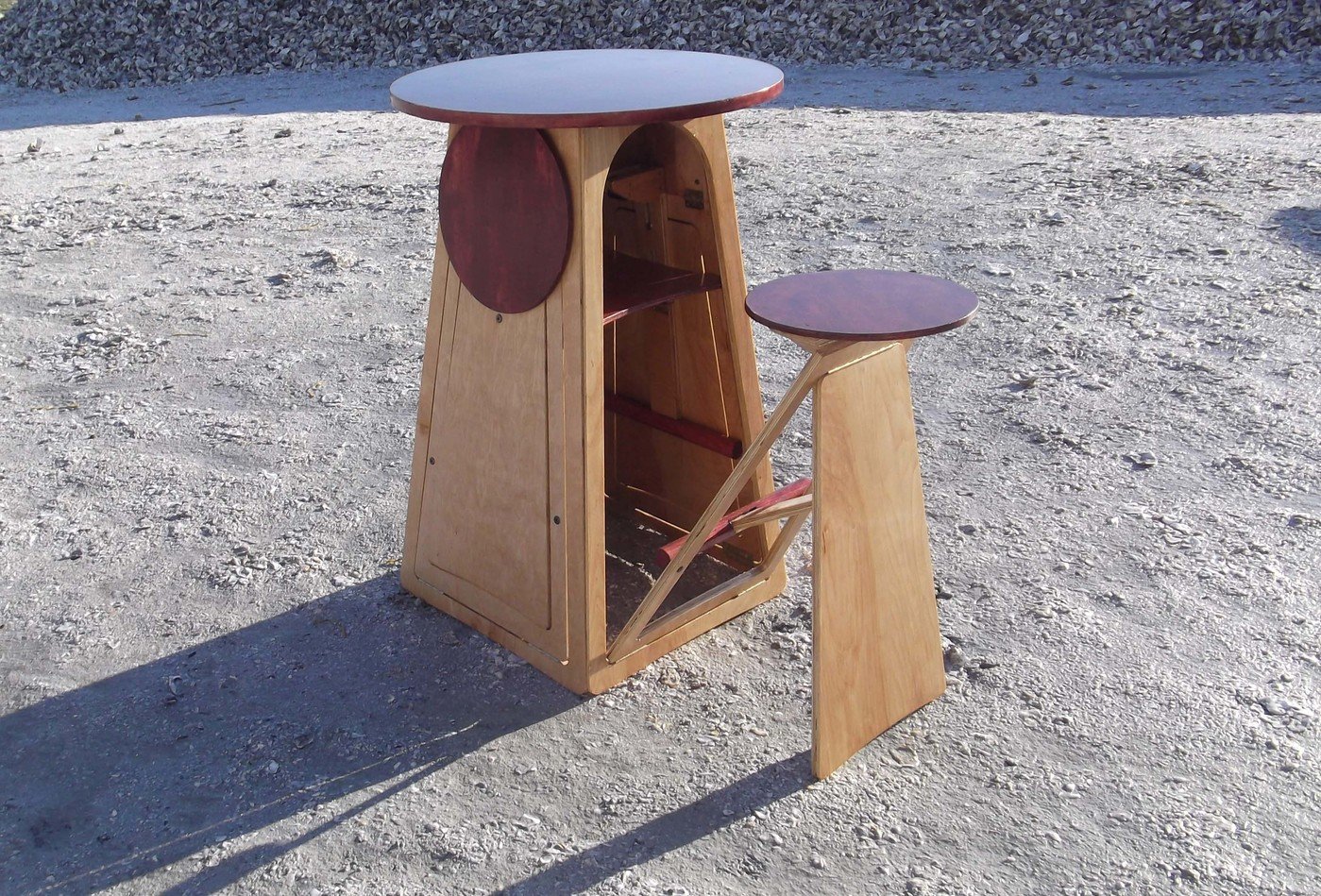 Tiny Bar Table for One Expands for Four Designs & Ideas on Dornob