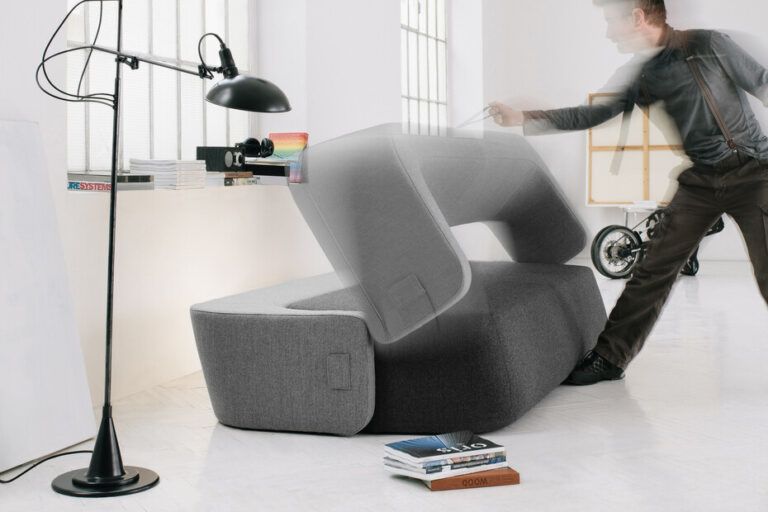 Turning This Couch to a Bed is Flipping Easy Designs & Ideas on Dornob