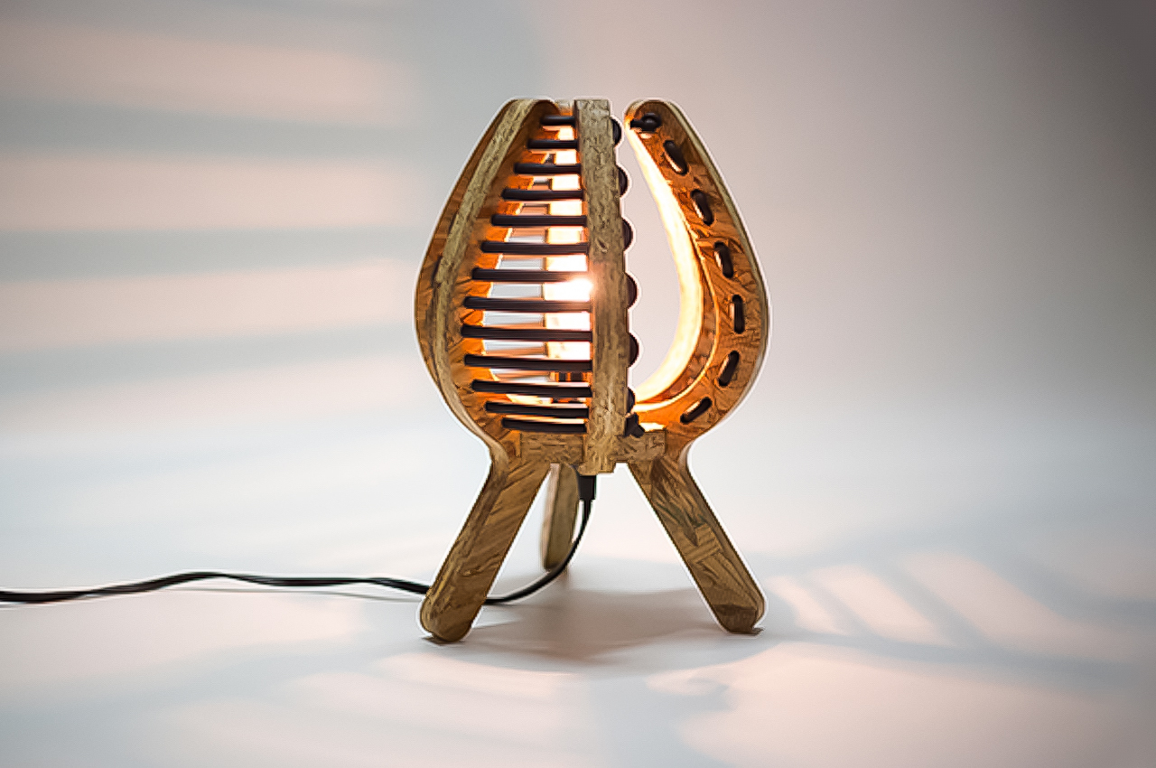 Charming Campfire Table Lamp Brings the Outdoors Indoors Designs