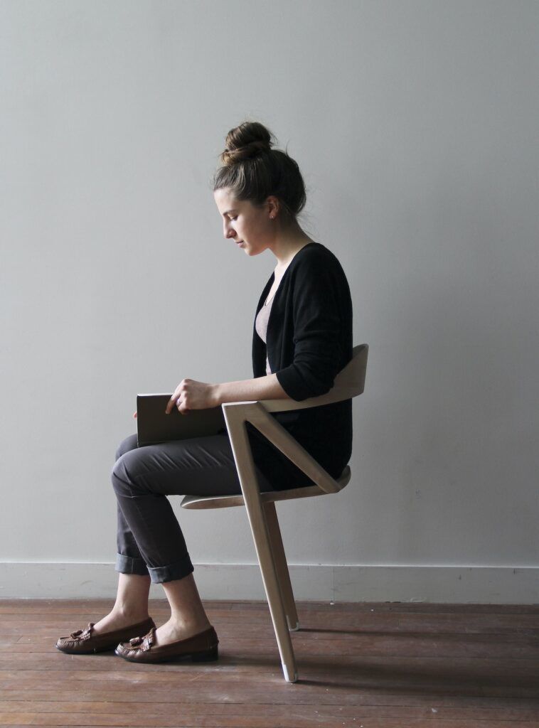 TwoLegged Balancing Chair Keeps Muscles Engaged All Day Designs