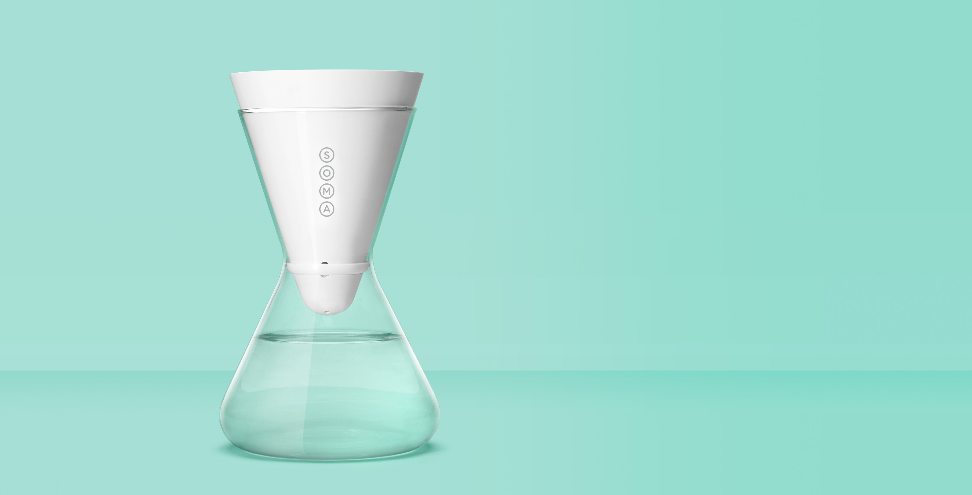 Soma Organic Water Filter Made of Coconut Shells