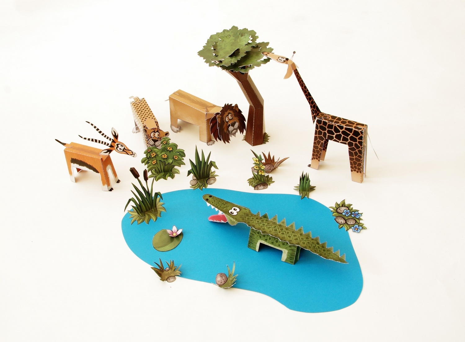 Build a Paper Pet with 3D Model Kits by Paperwolf