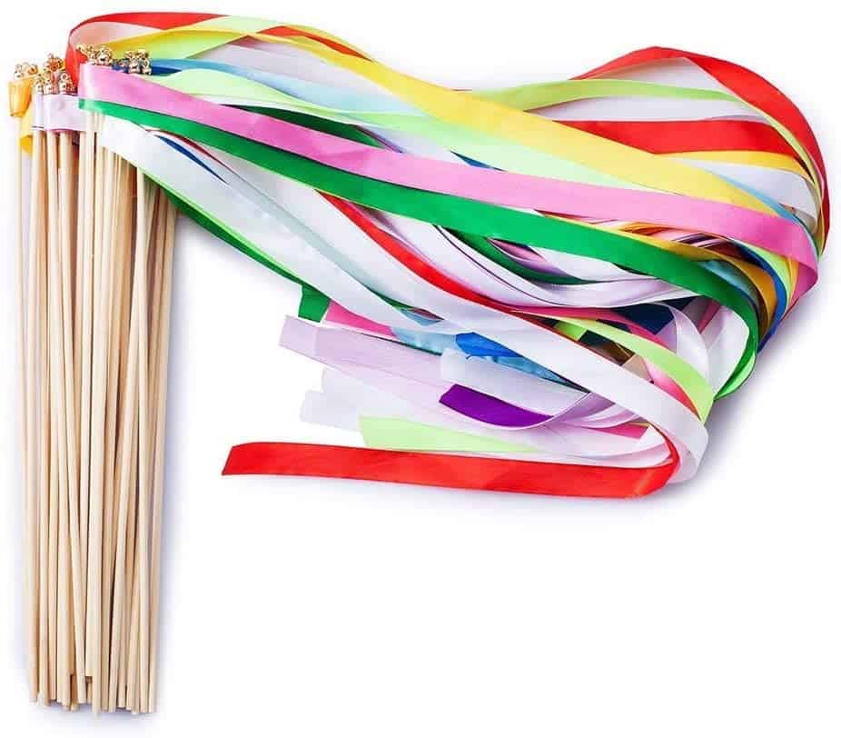 Gymnastic Ribbon Stick Dorset Children’s Party entertainer Jamie Jigsaw