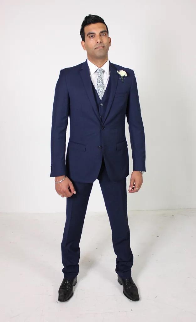 SSA7 BLUE SUIT HIRE Dorset Suit Hire