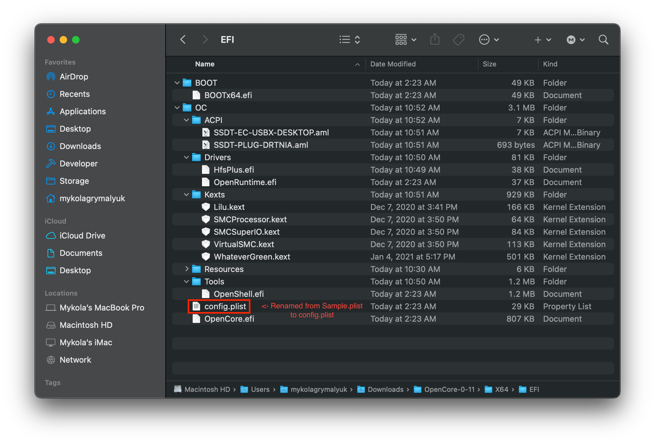 config.plist Setup OpenCore Install Guide