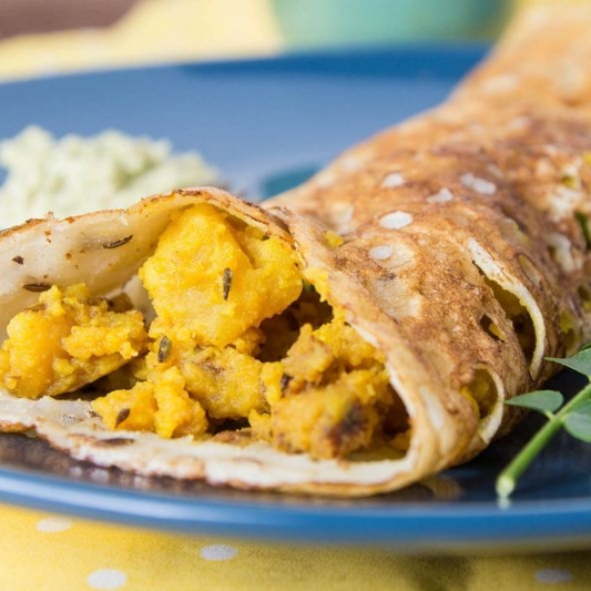 Onion Rava Masala Dosa DosaCorner