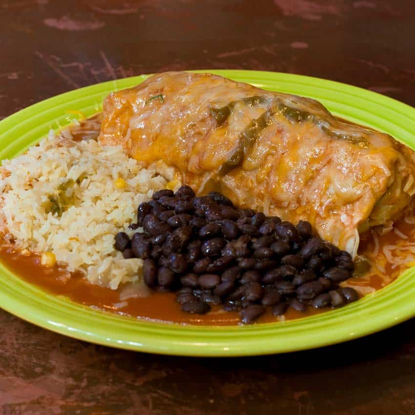 Ranchero Burrito Dos Coyotes Border Cafe