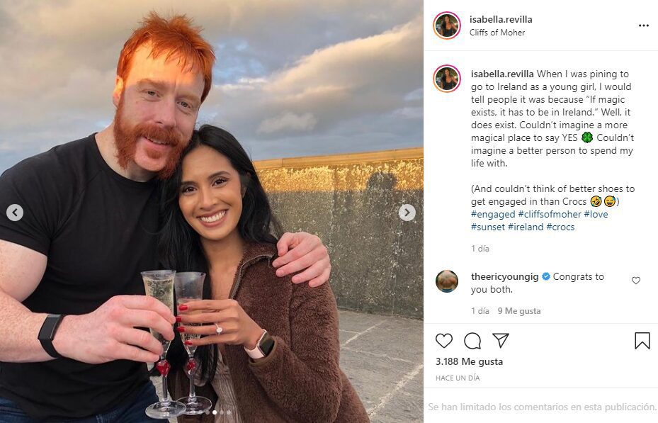 Sheamus va a casarse con su pareja Isabella Revilla(018)