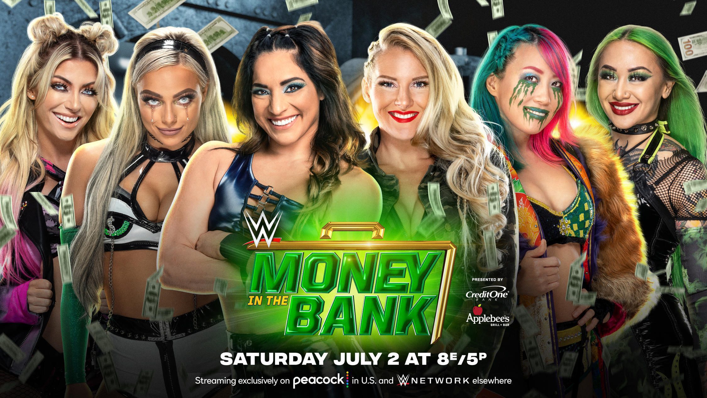 Cartelera actualizada WWE Money in the Bank 2022