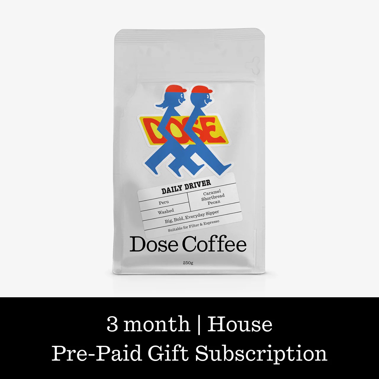 3 Month House PrePaid Gift Subscription Elliott Coffee Roasting