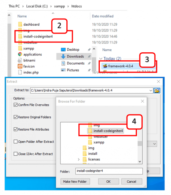 Cara Install Code Igniter 4 di Xampp