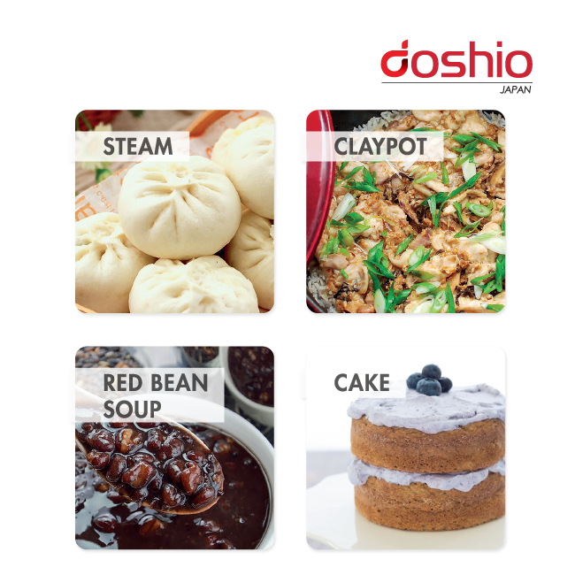 Doshio Low Carb Mini Rice Cooker 1.0L Doshio