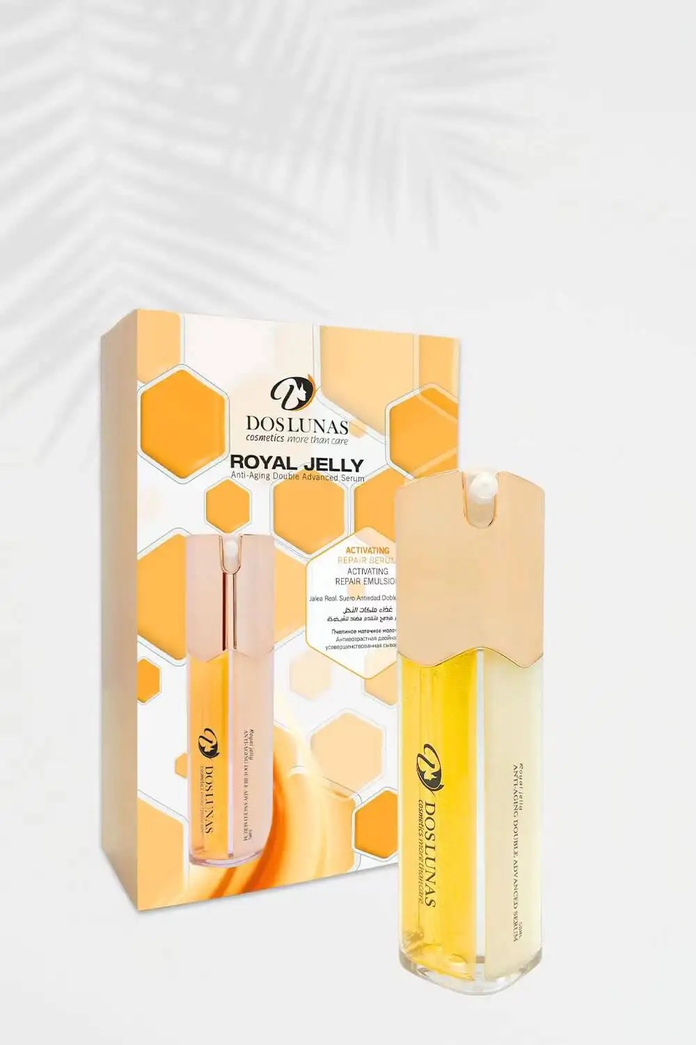 Royal jelly. AntiAging Double Advanced Serum Doslunas Cosmetics