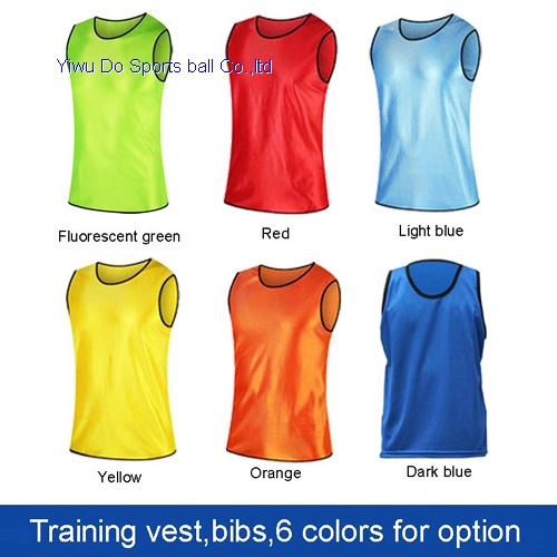 Hot sale soccer custom print training vest,reversible training vest
